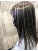 メリハリ×シルバーハイライト