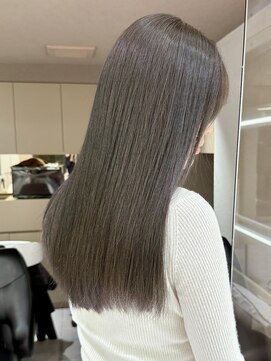 メゾンマイル 恵比寿(maison mile) オリーブグレージュ/透明感カラー/レイヤーカット/恵比寿駅