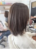 ラベンダーアッシュ×外ハネ