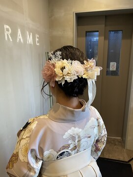 フレーム なんば店(FRAME) ▽ルーズシニヨン