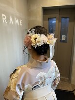 フレーム なんば店(FRAME) ▽ルーズシニヨン