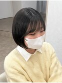 黒髪ショートボブ