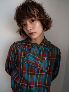 ユニ バイ ミリィ 四日市(uni by mily) 髪質改善×ハイライト×ボブレイヤー