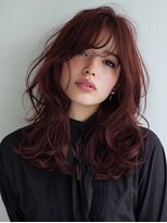 ワット 新宿店&nbsp;色気薫るアンティークルージュの無造作ウェーブ