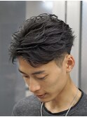 フェザーパーマアクティブショートベリーショート