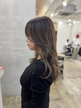 ヘアーワークスヴィクサス 諫早店(HAIR WORKS VIXUS) #白髪ぼかしハイライト
