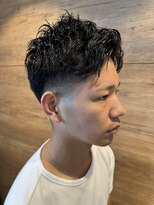 レオン 読谷店(LEON) ローフェード+ナチュラルパーマ