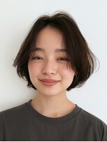 ロディーナ 大口 新子安(rodina) ハッシュカット/グレージュ/デザインカラー/大口新子安白楽鶴見