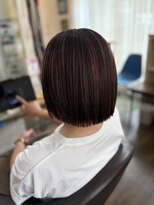 楽流頭 オブヘアー(of hair)&nbsp;白髪老化ケアメテオストレート&ハイライト白髪ぼかしカラー