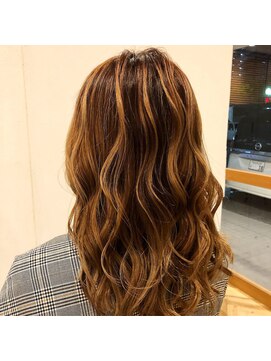 ザ ラブズ ラフズ ヘアー 本店(the loves laughs hair) バレイヤージュグラデーション(^O^)