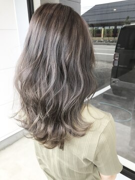 ナンバー(number+) 20代30代40代大人かっこいいハイライトブリーチ無造作ミディ