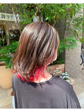 ファーレンピュアスウィート(fahren-pure-suite) 夏の個性派インナーカラー