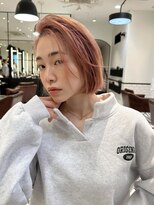 ダブルシースルーバングボブ20代30代