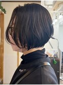 小顔ボブ×美髪[ぱつっとボブ/縮毛矯正/横浜韓国]17