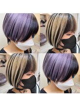 みんなと違う逆インナーカラー