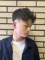 クロム トウキョウ ザ バーバー 新宿(CHROM TOKYO the Barber) フェード×パーマスタイル