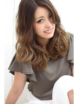 リル 西宮(LiL') 【LiL'西宮】グラデーションカラー_大人可愛い_セミディ☆