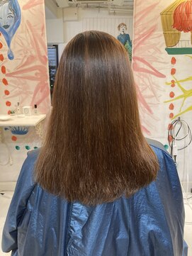 ハロー  三軒茶屋(hair Hello) セミロング高難易度縮毛矯正