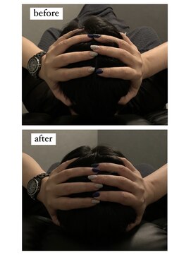 ボンド(hair salon bonD) ドライヘッドスパ＋マイクロバブル75分　￥6,050→￥5,445