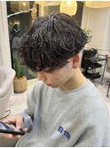 波巻きツイストスパイラルパーマ