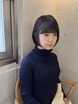 サンド 鹿児島中央(sand) @sei___sandインナーカラー/ボブ/鹿児島中央駅