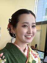 プリマヴェーラ 神楽坂 振袖ヘアアレンジ
