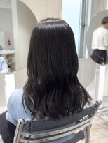 ストレータ バイ マリオ(Strata by mario)&nbsp;〈宮本〉ブリーチ無しWカラー×透明感ブルーブラック