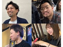エスフォーメン(es for men)の雰囲気（エスのスタッフ達です!メンズサロン/メンズ美容室/barber/パーマ）