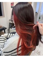 アバーブ ザ ビューティー アイランド(Above the beauty island -oizumi gakuen-)&nbsp;20代30代40代50代◎レッドインナーカラー