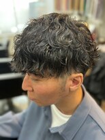 ヘア スパ リゾート リアン(hair spa resort Lien)&nbsp;＊刈り上げマッシュ×波打ち、波巻きMIXパーマ＊