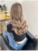 ヘアーバイフォーク 琴似店(Hair by VORK)&nbsp;ミルクティーカラー×ハイライト