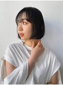 【Le Soleilメイワン浜松】 前髪がキュートな黒髪ボブ