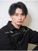波巻きパーマメンズツイストスパイラルパーマツーブロック