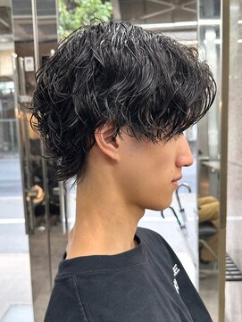 エルマーク 心斎橋(L-MARK) ツイストスパイラル波巻きパーマスパイラルパーマパーマメンズ