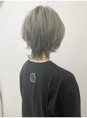 ショートネオウルフ大人ハイライトボブウルフ　ウルフカット