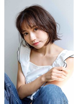 エリクサー(ELIXIR) ぱっつとボブ/ゆるふわ巻/小顔/シースルーバング