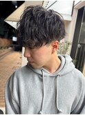 メンズパーマ/ツイストパーマ/シャドウパーマ/波巻きパーマ