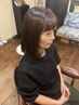 【ケアフルコース】白髪染めもOK!カット+カラー＋ヘッドスパ10分  ￥16,950 