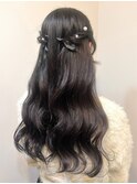 【Lilly渋谷】#ヘアセット#ハーフアップ#推し活#推し活ヘア