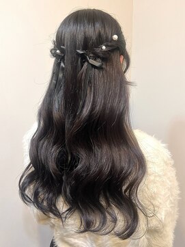 リリー シブヤ(Lilly shibuya) 【Lilly渋谷】#ヘアセット#ハーフアップ#推し活#推し活ヘア