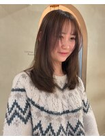 ローレン(LOREN)&nbsp;透明感髪質改善ベージュダブルカラーミルクティーグレージュ