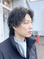 クオリア(Quaria)&nbsp;センターパートウルフ緩めツイストスパイラル