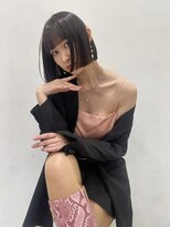 ジーナ 渋谷本店(Zina)&nbsp;ボブ　韓国ヘア　ダークグレー