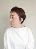 30代40代50代おすすめ　大人かわいいショートバング×ショート