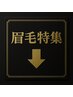 眉毛強化メニュ