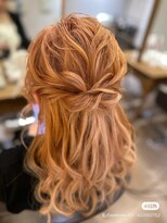 着付けヘアセット専門店 ウィズ(With) ハーフアップスタイル