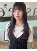 松阪/10代/20代/レイヤーカット/ラベンダーカラー/ケアブリーチ