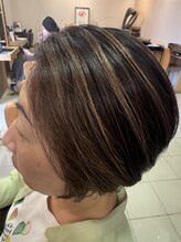 ヤマギワ(yamagiwa) 白髪ぼかしハイライト