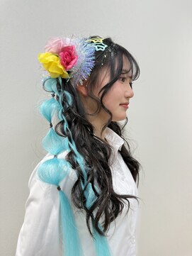 リル 茅ヶ崎(Liru:) ヘアセット/ヘアアレンジ/カチモリ/編みおろし/体育祭/文化祭