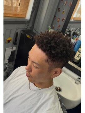 カット＋針金パーマ